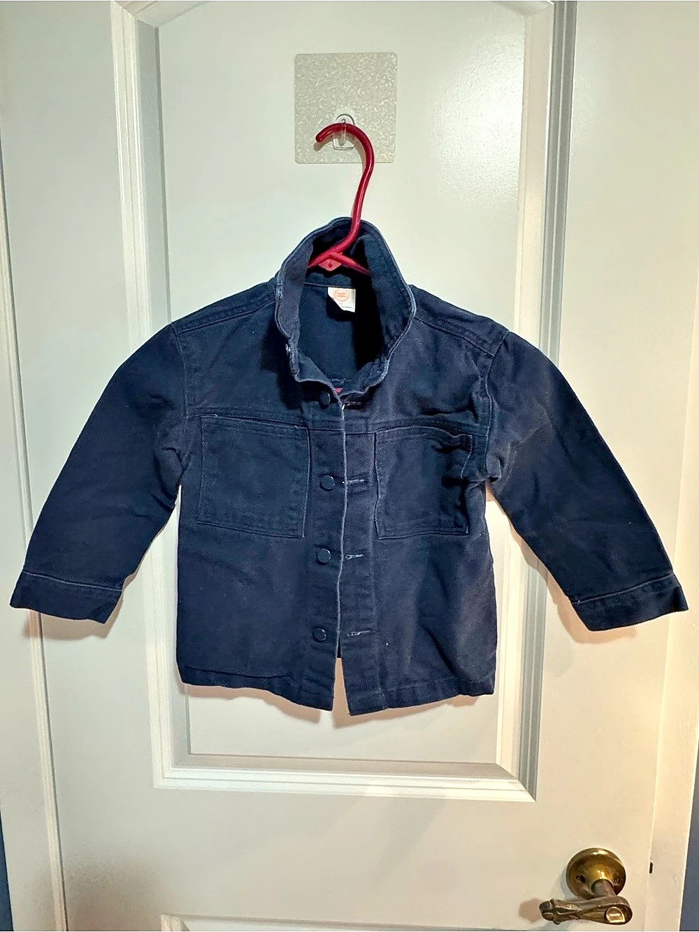Wonder Nation Boys 4T Blue Jean Jacket Like New
